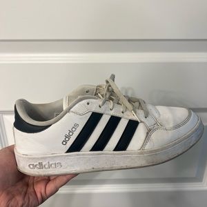 adidas size 9.5 women’s sneakers black and white